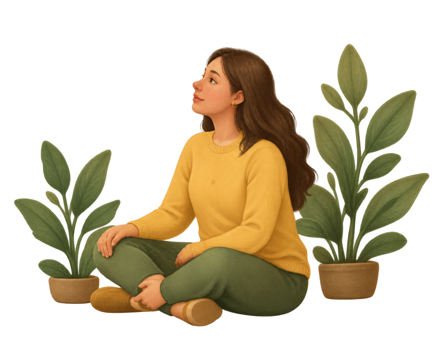Žena u mirnoj meditaciji